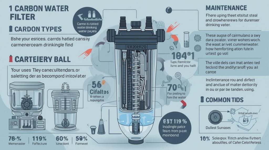 Carbon water filter